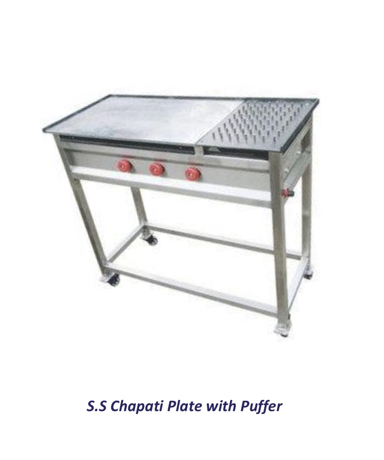 S.S Chapati Plate with Puffer
