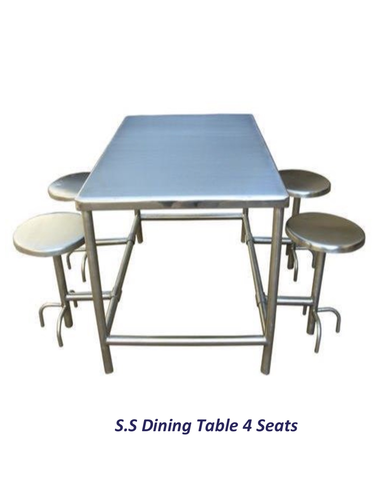 S.S Dining Table 4 Seat