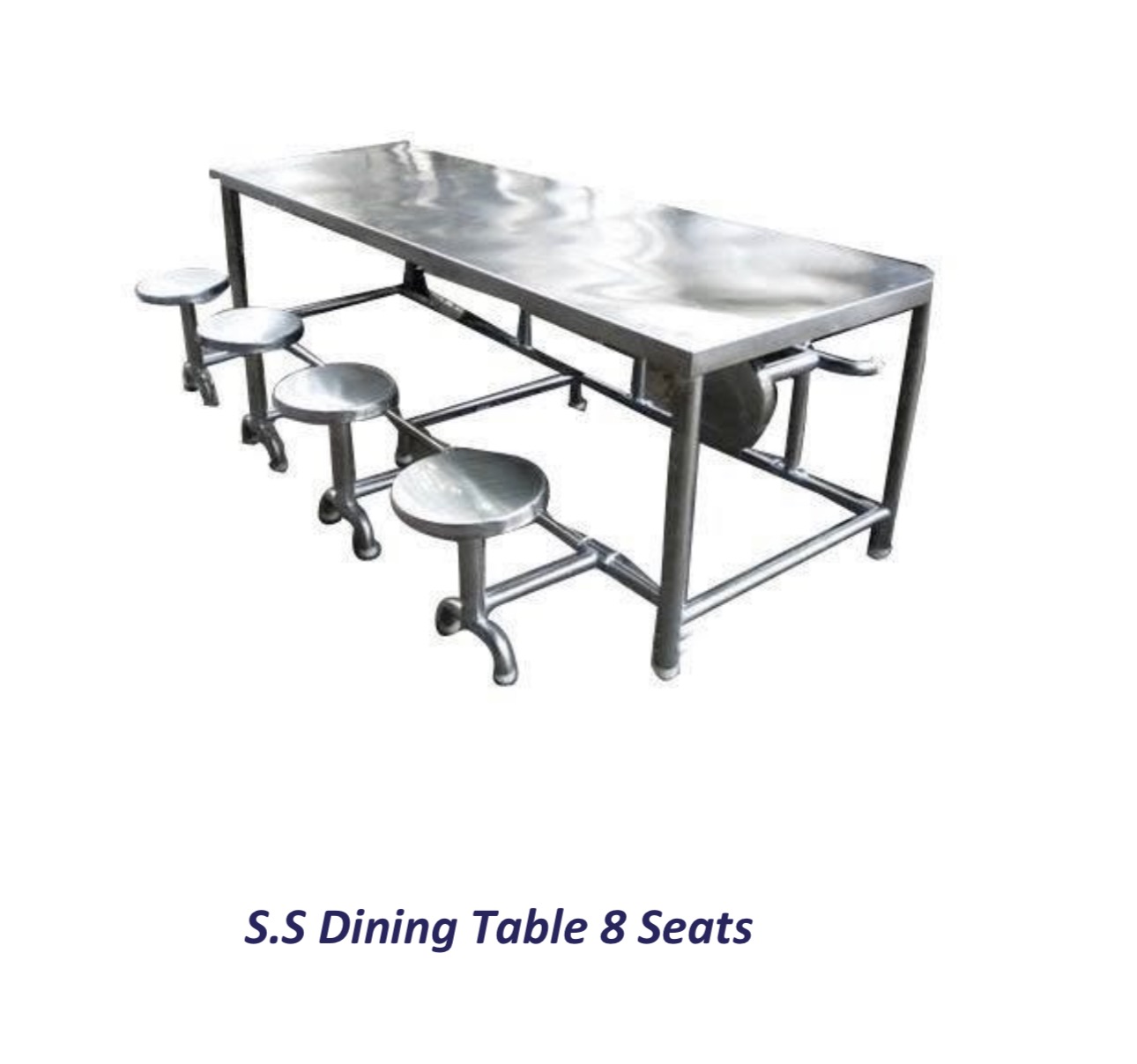 S.S Dining Table 8 Seat