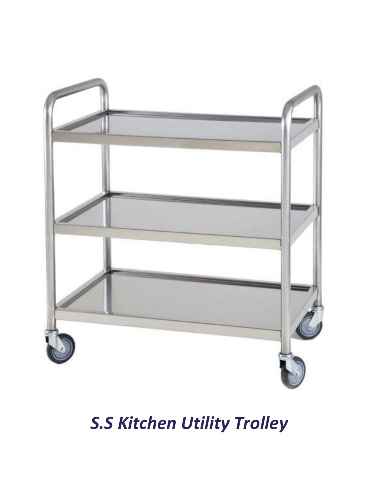 S.S Kitchen Utility Trolley