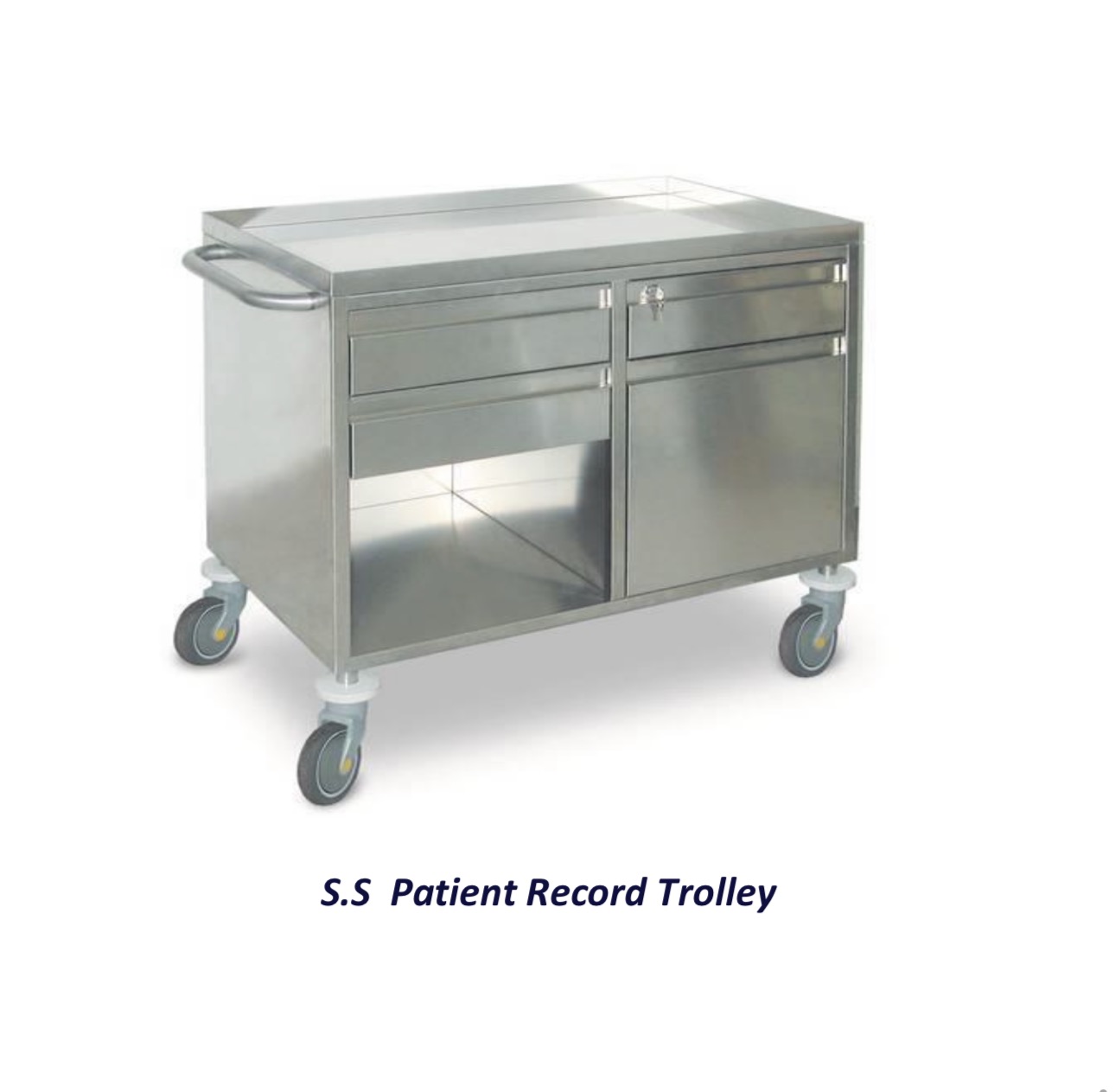 S.S Patient Record Trolley