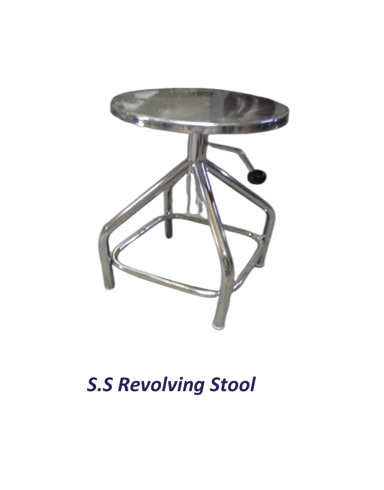 S.S Revolving Stool