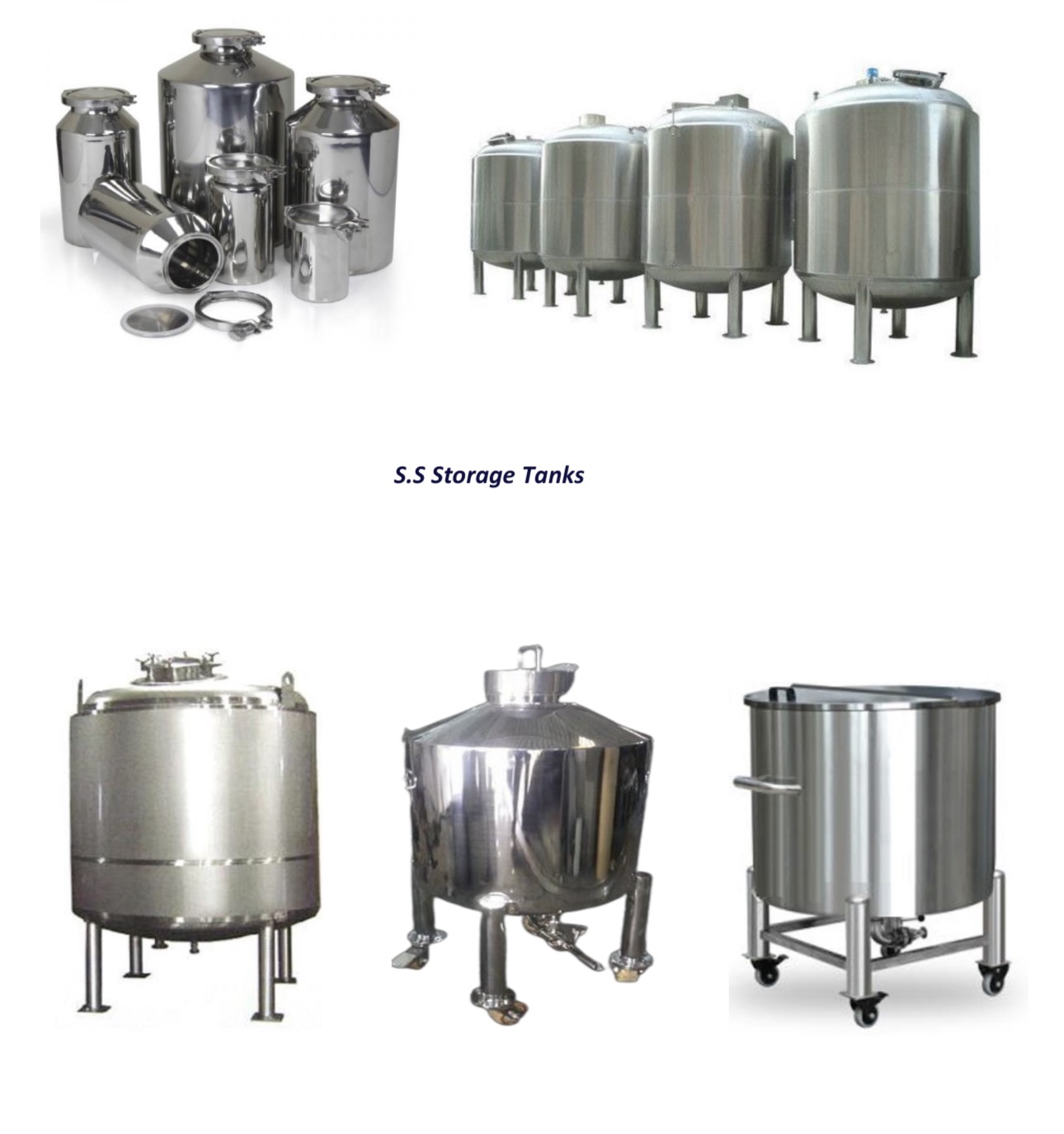 SS Storage Containers and Tanks