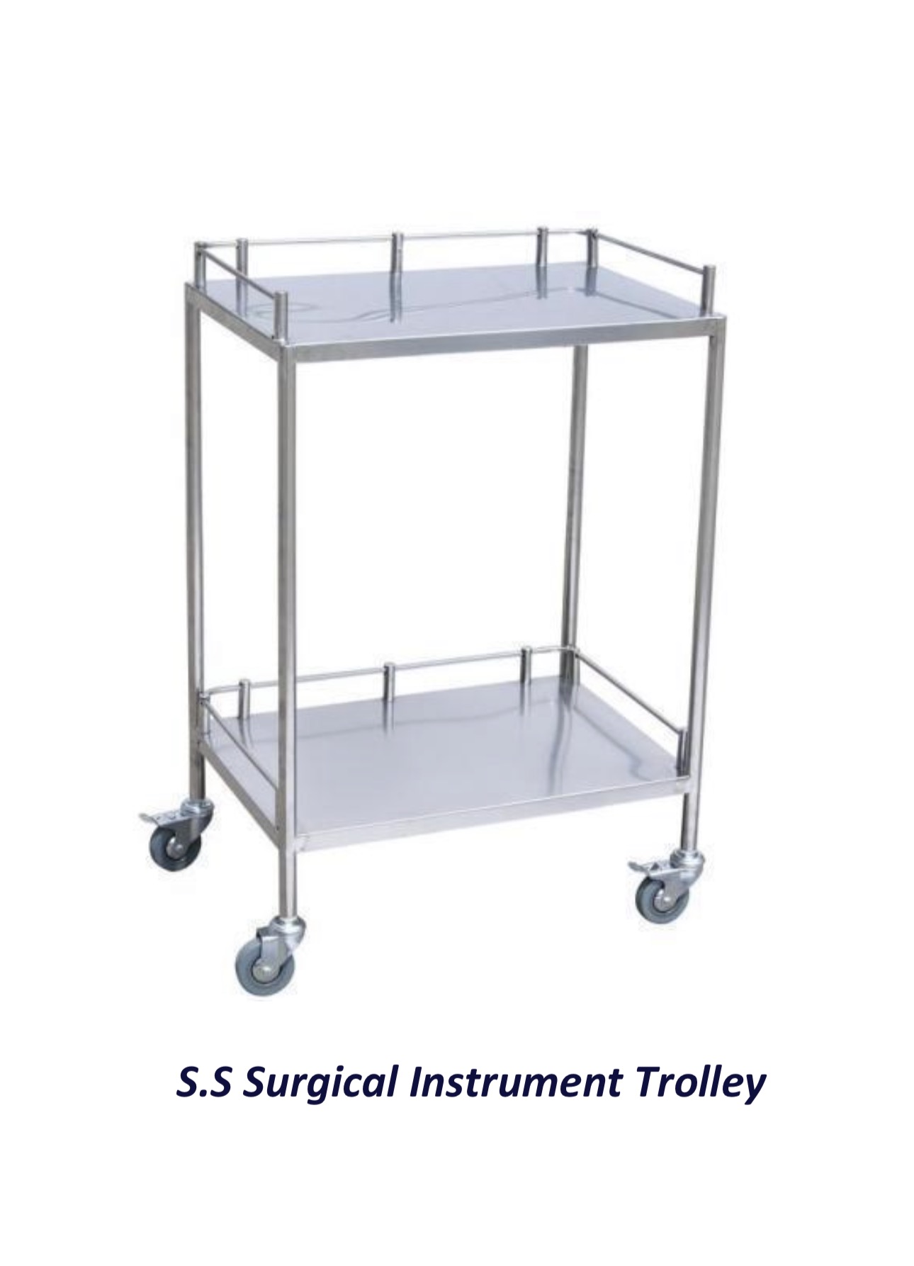SS Surgical Instrument Trolley